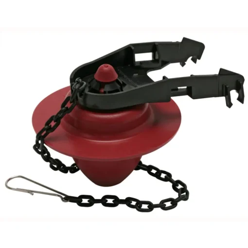 Fluidmaster Flush Valve Flapper Red Microban