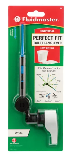 Fluidmaster Perfect Fit Tank Lever White Plastic For Universal
