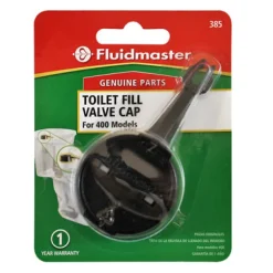 Fluidmaster Toilet Fill Valve Cap Black Plastic