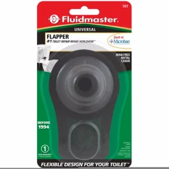 Fluidmaster Toilet Flapper Black Microban