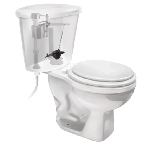 Fluidmaster Toilet Flapper Black Microban