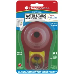 Fluidmaster Toilet Flapper Red Plastic