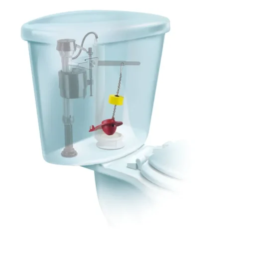 Fluidmaster Toilet Flapper Red Plastic