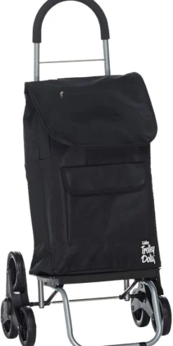 Folding Trolley Dolly 01-571 Blk Black Folding Stair Climber Trolley Dolly
