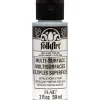 Folkart Metallic Sterling Silver Hobby Paint 2 oz. (Pack of 3)