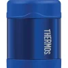 FOOD JAR BLUE 10OZ SS