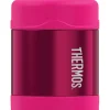 FOOD JAR PINK 10OZ SS