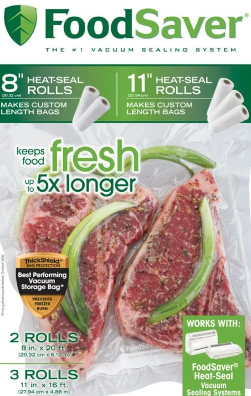 FoodSaver Vacuum Freezer Bags 5 pk Clear