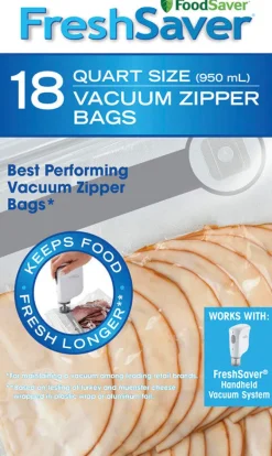FoodSaver FreshSaver Plastic Vacuum Sealer Bags 1 qt.