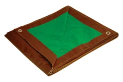 Foremost Dry Top 16 ft. W X 20 ft. L Medium Duty Polyethylene Reversible Tarp Brown/Green