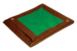 Foremost Dry Top 10 ft. W X 12 ft. L Medium Duty Polyethylene Reversible Tarp Brown/Green