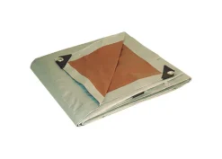 Foremost Dry Top 9 ft. W X 12 ft. L Medium Duty Polyethylene Reversible Tarp Brown/Green