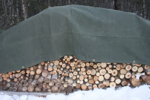 Foremost Dry Top 12 ft. W X 24 ft. L Heavy Duty Canvas Tarp Olive
