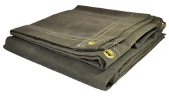 Foremost Dry Top Heavy Duty Canvas Tarp Olive 8 ft. L x 6 ft. W
