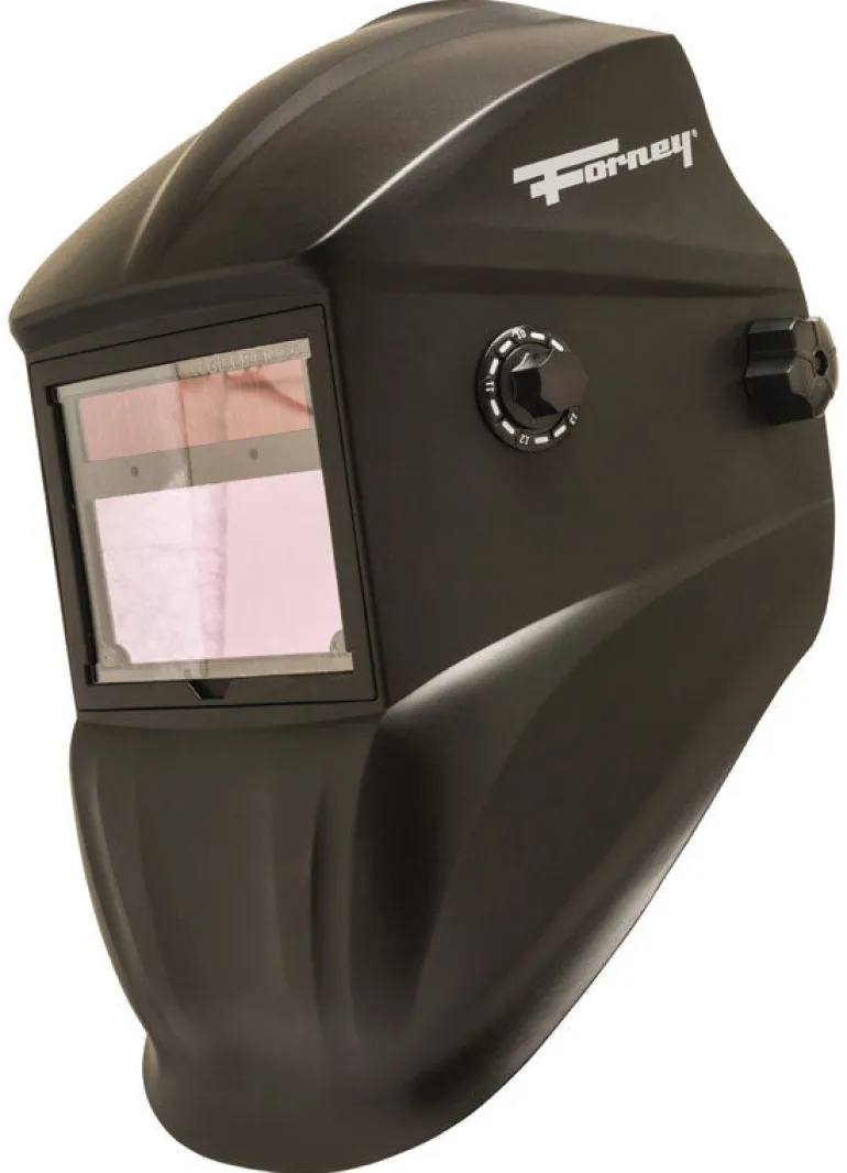Forney 2 in. H x 3.9 in. W Variable Shade Nylon Welding Helmet 13 Shade Number 1.29 lb. Black 1 pc.
