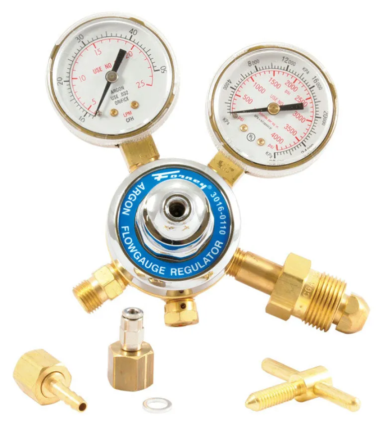 Forney 7.375 in. L x 8.25 in. W Welding Regulator Kit 1 pc.