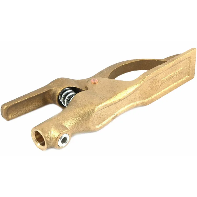 Forney 8 in. L x 1.5 in. W Welding Ground Clamp Brass 1 pc.