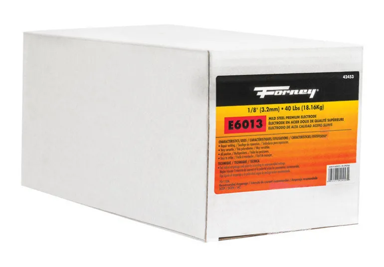 Forney 1/8 in. D X 15 in. L E6013 Mild Steel Welding Electrodes 83000 psi 40 lb