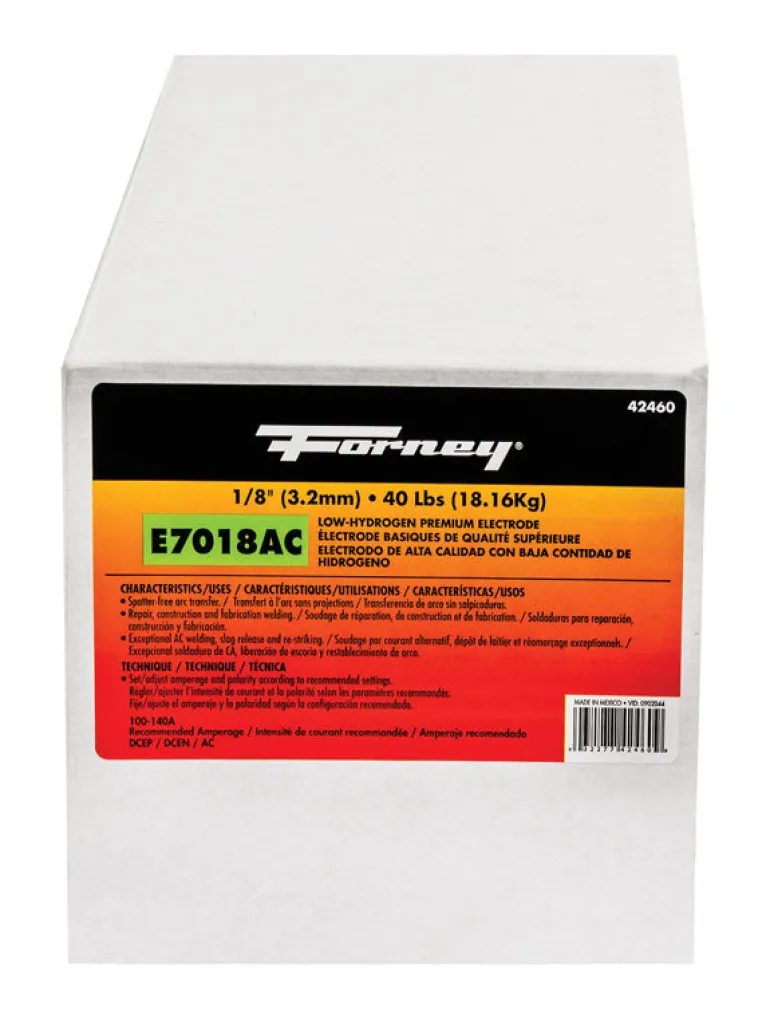 Forney 1/8 in. D X 15 in. L Mild Steel Low-Hydrogen Welding Electrodes 84000 psi 40 lb