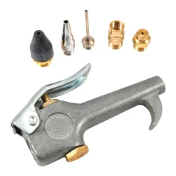Forney Aluminum/Steel Deluxe Air Blow Gun Kit NPT 30 psi 6 pc