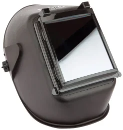 Forney Bandit III 5.25 in. H X 4.5 in. W Fixed Shade Traditional Welding Helmet #10 Black 1 pc