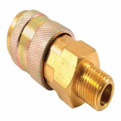Forney Brass Universal Coupler 1/4 in. Female X 1/4 in. Male 1 pc