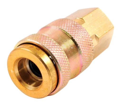 Forney Brass Universal Coupler 1/4 in. Female X 1/4 in. Female 1 pc