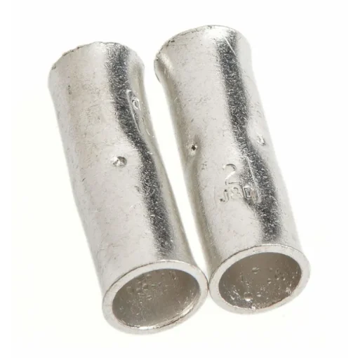 Forney Butt Connector Zinc-Plated 2 pk