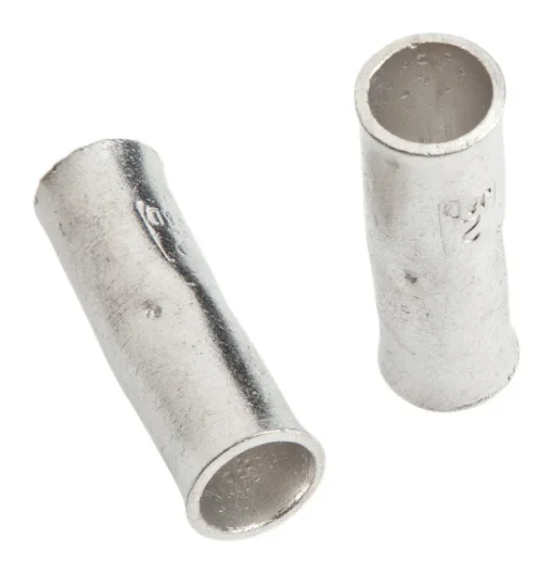 Forney Butt Connector Zinc-Plated 2 pk
