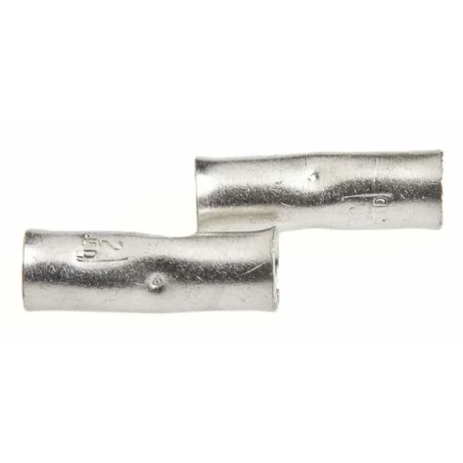 Forney Butt Connector Zinc-Plated 2 pk