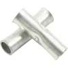 Forney Butt Connector Zinc-Plated 2 pk