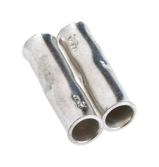 Forney Butt Connector Zinc-Plated 2 pk