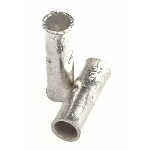 Forney Butt Connector Zinc-Plated 2 pk