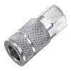 Forney Steel Air Coupler 3/8 in. Female X 1/4 in. 1 pc