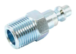 Forney Steel Air Plug 3/8 in. Male X 1/4 in. 1 pc