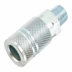 Forney Steel Coupler 3/8 in. Female X 3/8 in. Male 1 pc