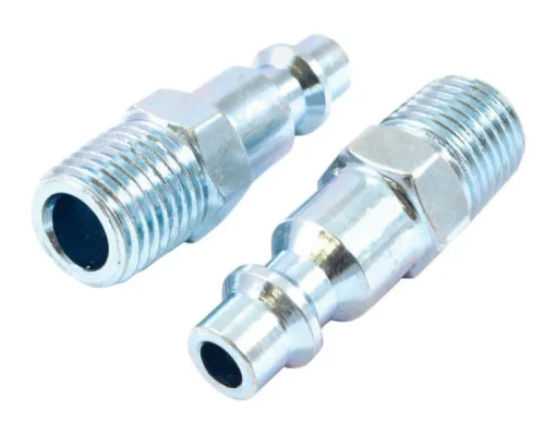 Forney Steel Plug 1/4 in. Male X 1/4 in. 2 pc