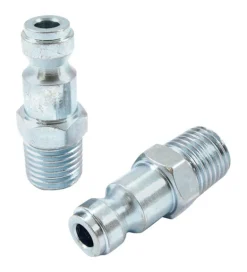 Forney Steel Plug 1/4 in. Male X 1/4 in. 2 pc