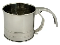 Fox Run Silver Stainless Steel Flour Sifter 1 cups