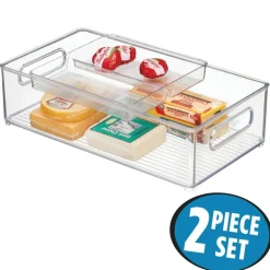FRIDGE BIN STRG CLR 14"L