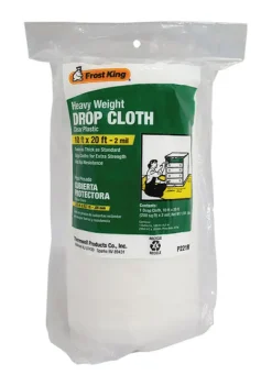 Frost King 10 ft. W X 20 ft. L X 2 mil Plastic Drop Cloth 1 pk