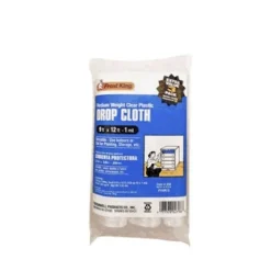 Frost King 9 ft. W X 12 ft. L X 1 mil Plastic Drop Cloth 3 pk