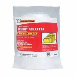 Frost King 9 ft. W X 12 ft. L X 0.8 mil Plastic Drop Cloth 1 pk