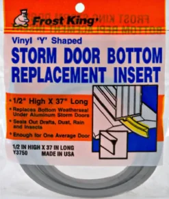 Frost King 37 in. L Gray Vinyl Door Bottoms 1 pk