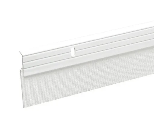 Frost King 36 in. L White Aluminum/Vinyl Door Sweep 1 pk