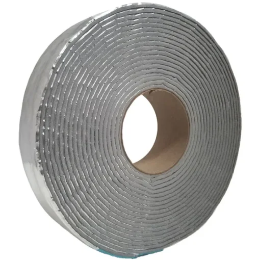 Frost King 2 in. W X 30 ft. L 2.0 Reflective Fiberglass Pipe Insulation Wrap Roll 5 sq ft (Pack of 12).