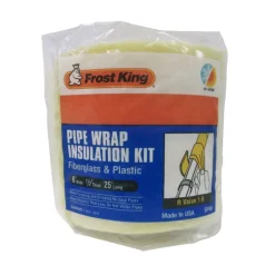 Frost King 6 in. W x 25 ft. L 1.6 Unfaced Fiberglass Pipe Insulation Wrap Roll 12.5 sq. ft.
