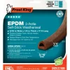 Frost King Brown EPDM Rubber Foam Weather Seal For Doors and Windows 17 ft. L X 0.25 in.
