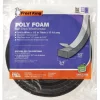 Frost King Charcoal Poly Foam Weather Seal For Doors and Windows 17 ft. L X 0.5 in.