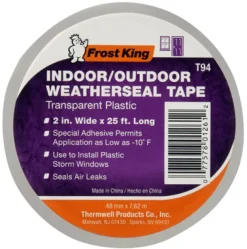 Frost King Clear Plastic Weather Seal For Doors and Windows 25 ft. L X 0.014 in.